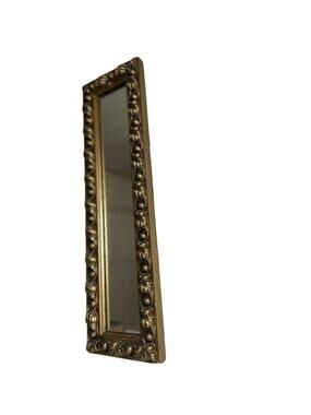 Gold Gilt Mirror Frame Ornate Baroque Style Egg & Dart Motif & Carved Scroll